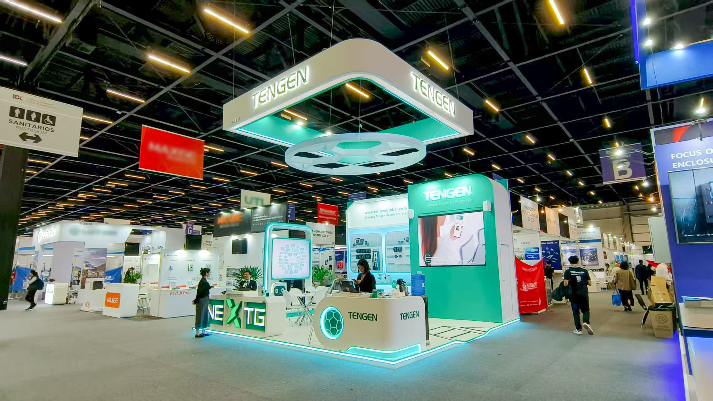 闪耀拉美丨pp电子亮相FIEE巴西国际电力展